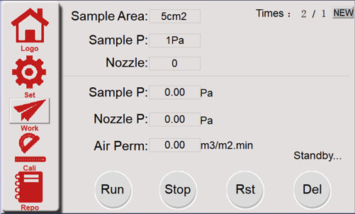 Automatic Air Permeability Tester