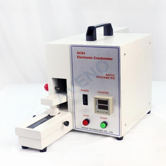 crockmeter eletrônico aatcc (testador de solidez à fricção) ac04 