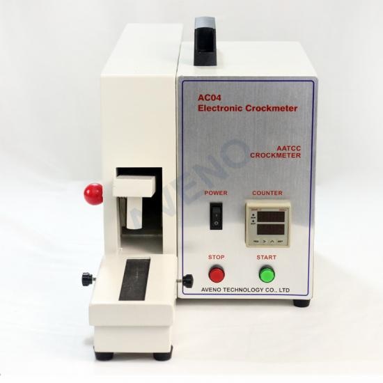 crockmeter eletrônico aatcc (testador de solidez à fricção) ac04 